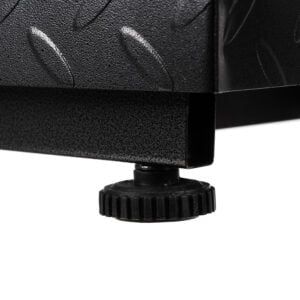 Skladiščna digitalna aku. elektronska tehtnica do 150kg LCD osvetljena črna