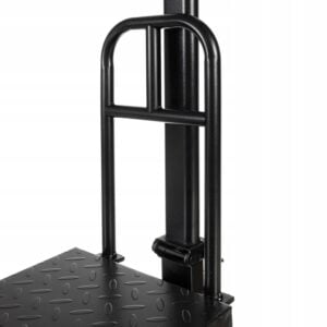 Skladiščna digitalna aku. elektronska tehtnica do 150kg LCD osvetljena črna