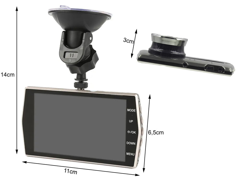 Armaturna 12Mpx full HD 1080P avto kamera snemalna z LCD + vzvratna kamera 11 Armaturna 12Mpx full HD 1080P avto kamera snemalna z LCD + vzvratna kamera - slika 9