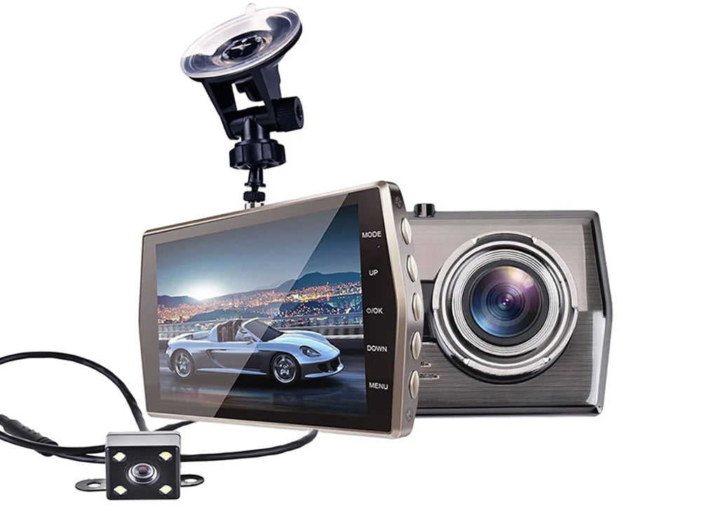 Armaturna 12Mpx full HD 1080P avto kamera snemalna z LCD + vzvratna kamera 4 Armaturna 12Mpx full HD 1080P avto kamera snemalna z LCD + vzvratna kamera - slika 2