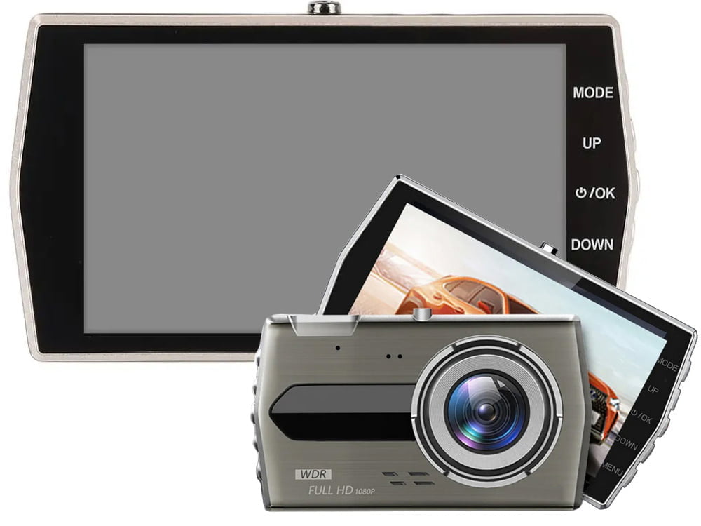 Armaturna 12Mpx full HD 1080P avto kamera snemalna z LCD + vzvratna kamera 5 Armaturna 12Mpx full HD 1080P avto kamera snemalna z LCD + vzvratna kamera - slika 3