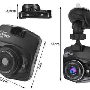 Armaturna 12Mpx full HD 1080P avto kamera snemalna z LCD zaslonom