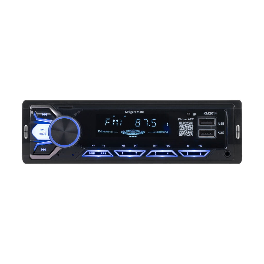 12V 1DIN avtoradio LCD 4x15W MP3 2x USB Bluetooth RCA + daljinec