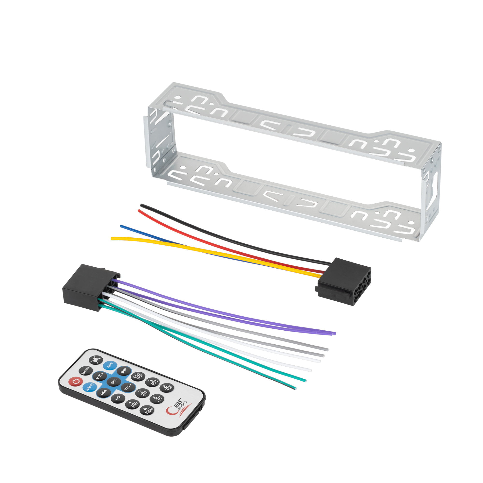 12V 1DIN avtoradio LCD 4x15W MP3 2x USB Bluetooth RCA + daljinec 8 12V 1DIN avtoradio z LCD, USB, Bluetooth in daljincem