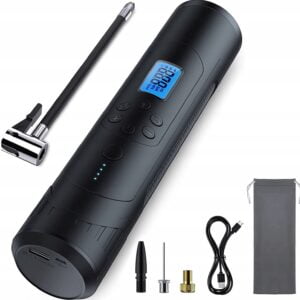 Akumulatorski 4500mAh prenosni LCD kompresor LED 10Bar USB