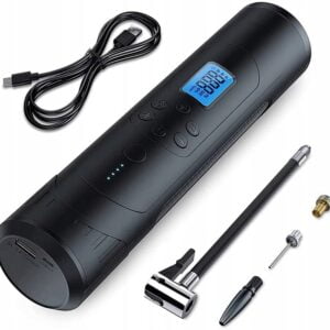 Akumulatorski 4500mAh prenosni LCD kompresor LED 10Bar USB