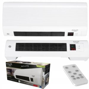 2000W keramična stenska električna grelna zračna zavesa LCD + daljinec 14 Keramična stenska grelna zračna zavesa z LCD in daljincem