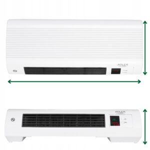 2000W keramična stenska električna grelna zračna zavesa LCD + daljinec 21 2000W keramična stenska grelna zračna zavesa z LCD in daljincem