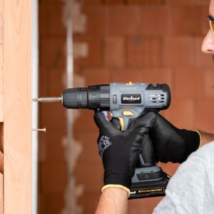 Set 20V aku. udarni vijačnik 30Nm 2Ah Li-ion LED + nastavki v kovčku