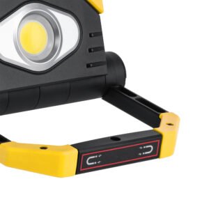 Prenosni aku. gradbeni dvojni reflektor LED COB 19W USB powerbank