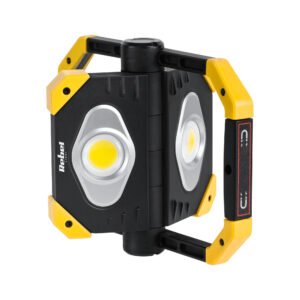Prenosni aku. gradbeni dvojni reflektor LED COB 19W USB powerbank
