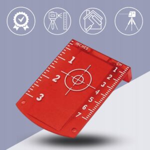 Magnetna tarča za rdeče laserske nivelirje 10cm