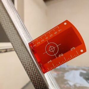 Magnetna tarča za rdeče laserske nivelirje 10cm