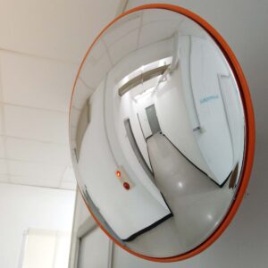 Okroglo prometno konveksno ogledalo 30cm 160° + nosilec