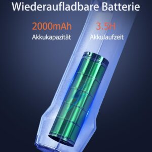 LCD enoročna endoskopska inšpekcijska kamera 8 LED z Full HD monitorjem 5m 14 a green battery in a plastic case