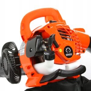 a hand holding a blower