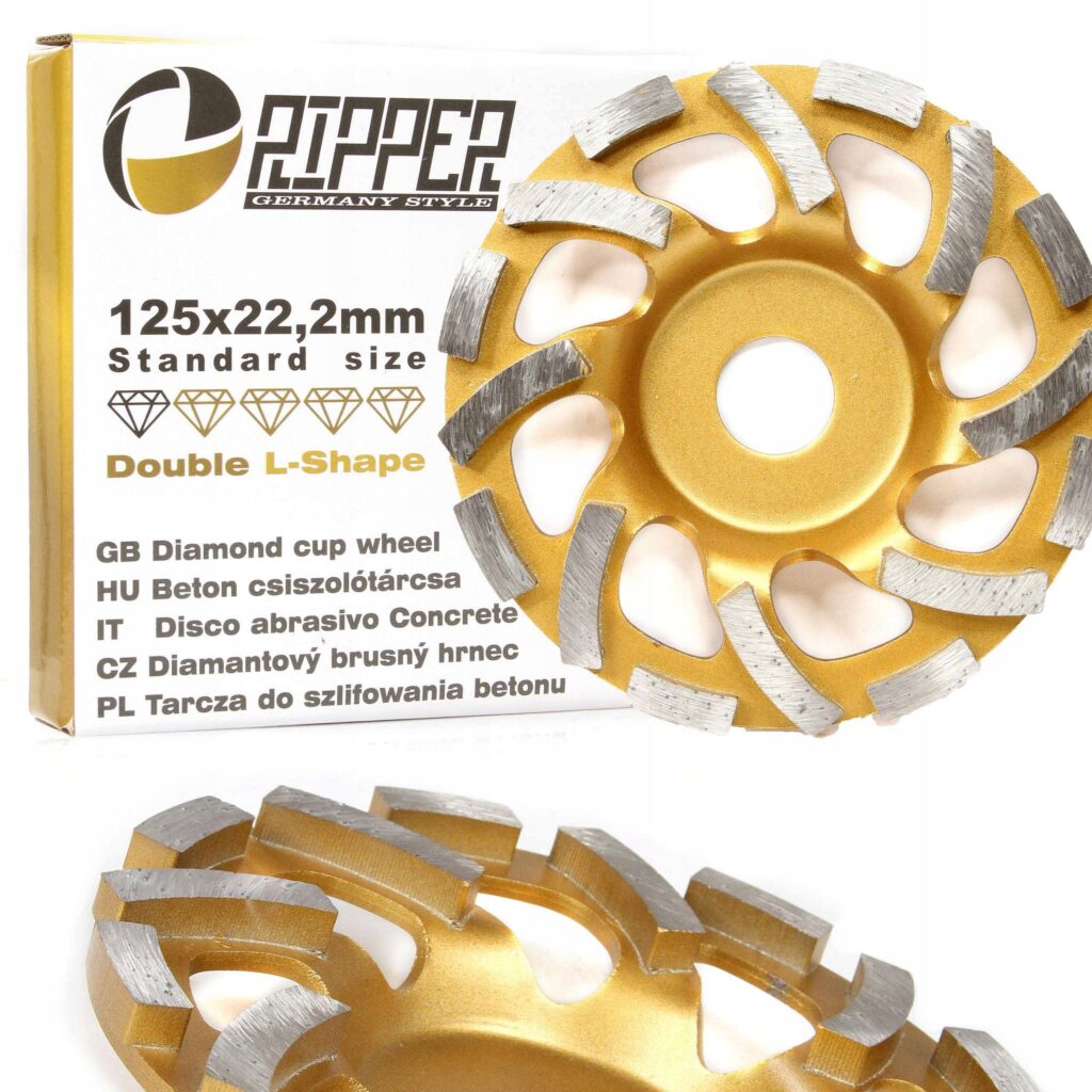 a close up of a diamond disc