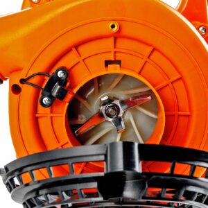 2v1 motorni pihalnik in sesalnik listja + vreča 6500vrt/min