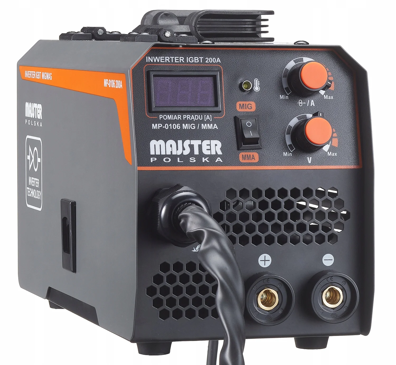 IGBT MIG MAG FLUX MMA 200A inverterski aparat za zavarivanje bez plina + žica 14 IGBT MIG MAG FLUX MMA 200A inverterski aparat za zavarivanje bez plina + žice - slika 12
