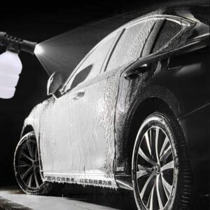 6v1 komplet 20V akumulatorski visokotlačni čistilnik 2x 4Ah 60bar