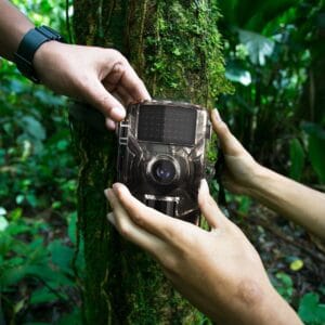 Brezžična IR prenosna gozdna lovska kamera LCD 16Mpx FULL HD