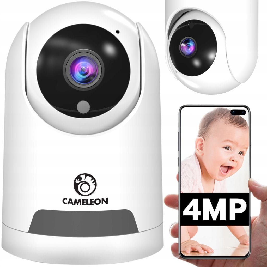 Pametna WIFI brezžična vrtljiva 4MPX nadzorna kamera IR sledenje ICESEE AKCIJA