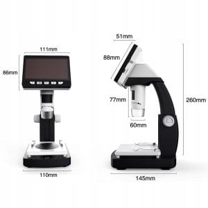 Digitalni LCD mikroskop LED 1000X zoom USB