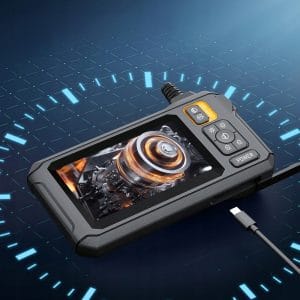 LCD LED 8mm Full HD endoskopska inšpekcijska kamera z monitorjem 5m IP67