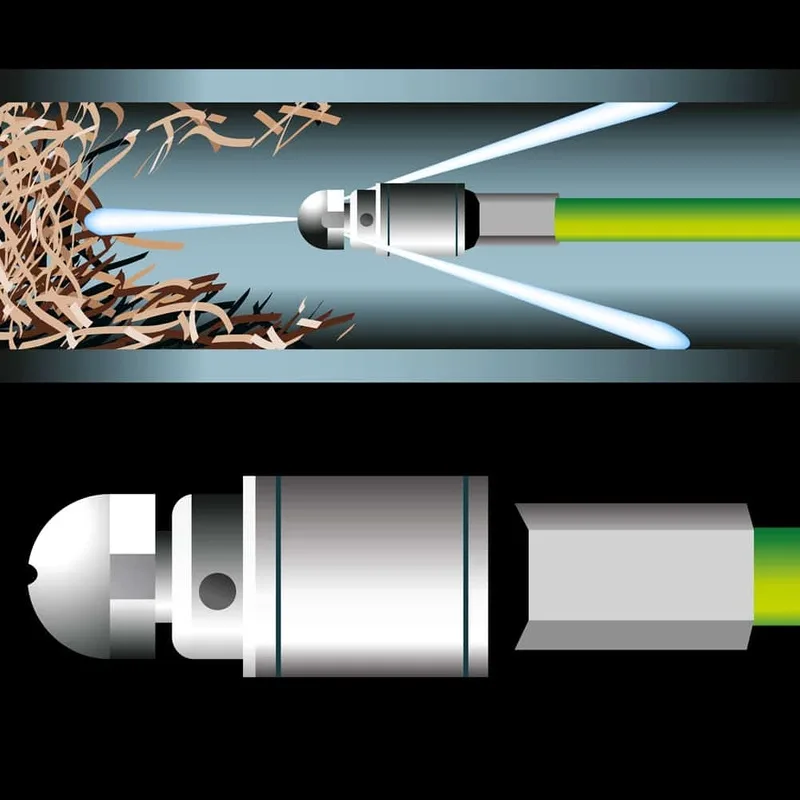 Universal Rohrreinigungsschlauch 15m für Hochdruckreiniger 160Bar - Bild 20
