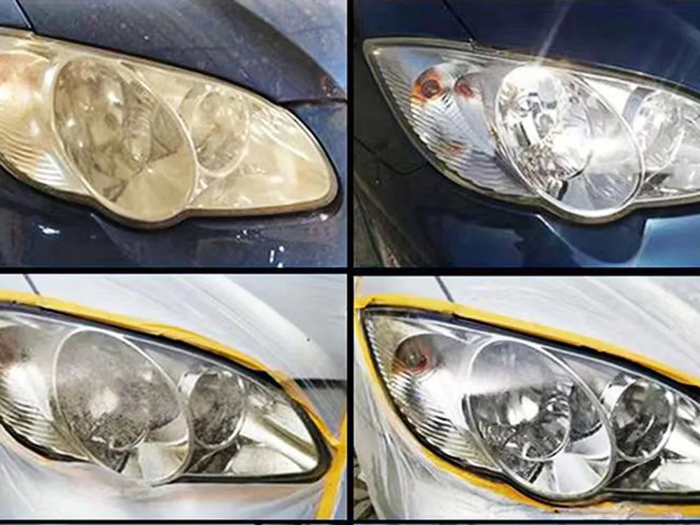 Komplet za poliranje i restauraciju farova na paru 100 ml - slika 3