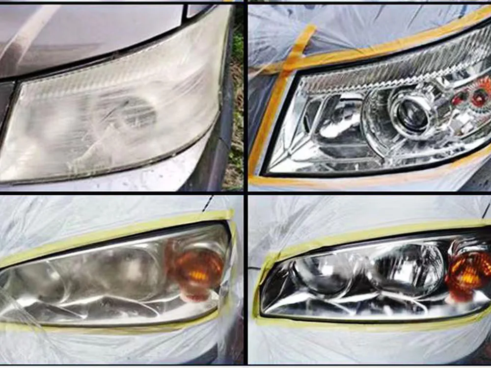 Komplet za poliranje i restauraciju farova na paru 100 ml - slika 5