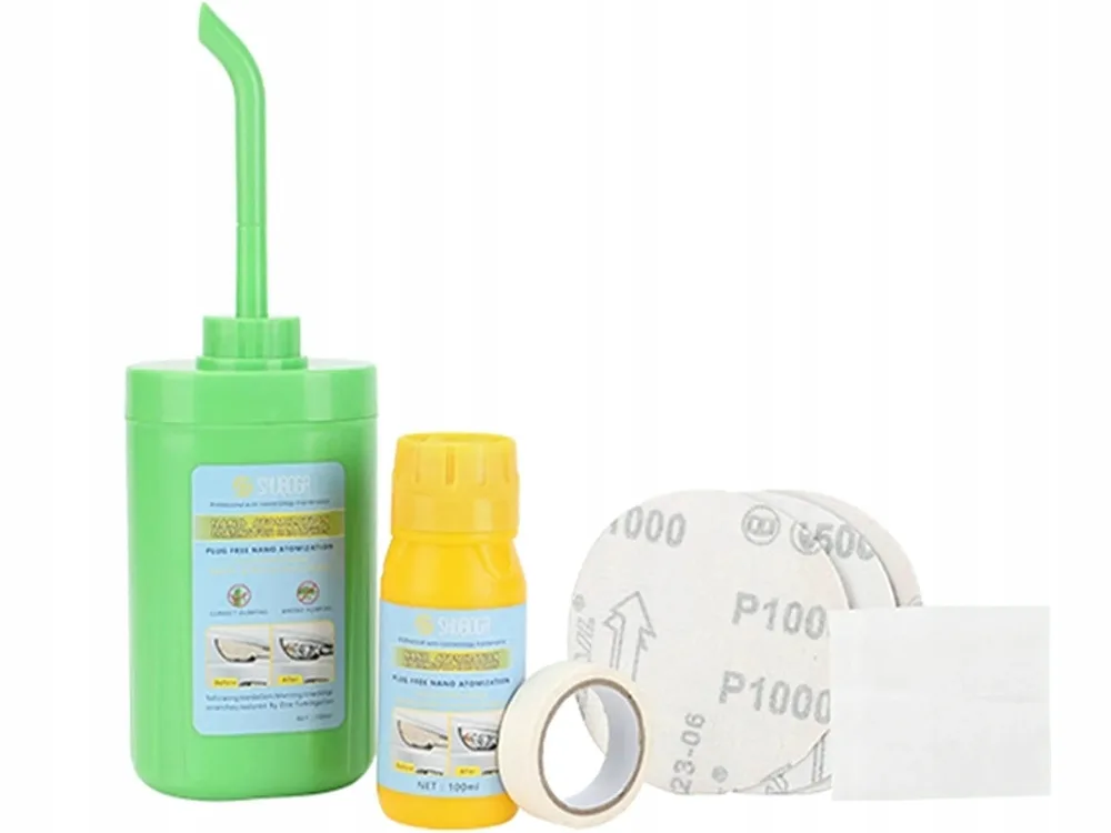 Komplet za poliranje i restauraciju farova na paru 100 ml - slika 9