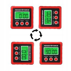 3v1 mizarski magnetni digitalni LCD kotomer