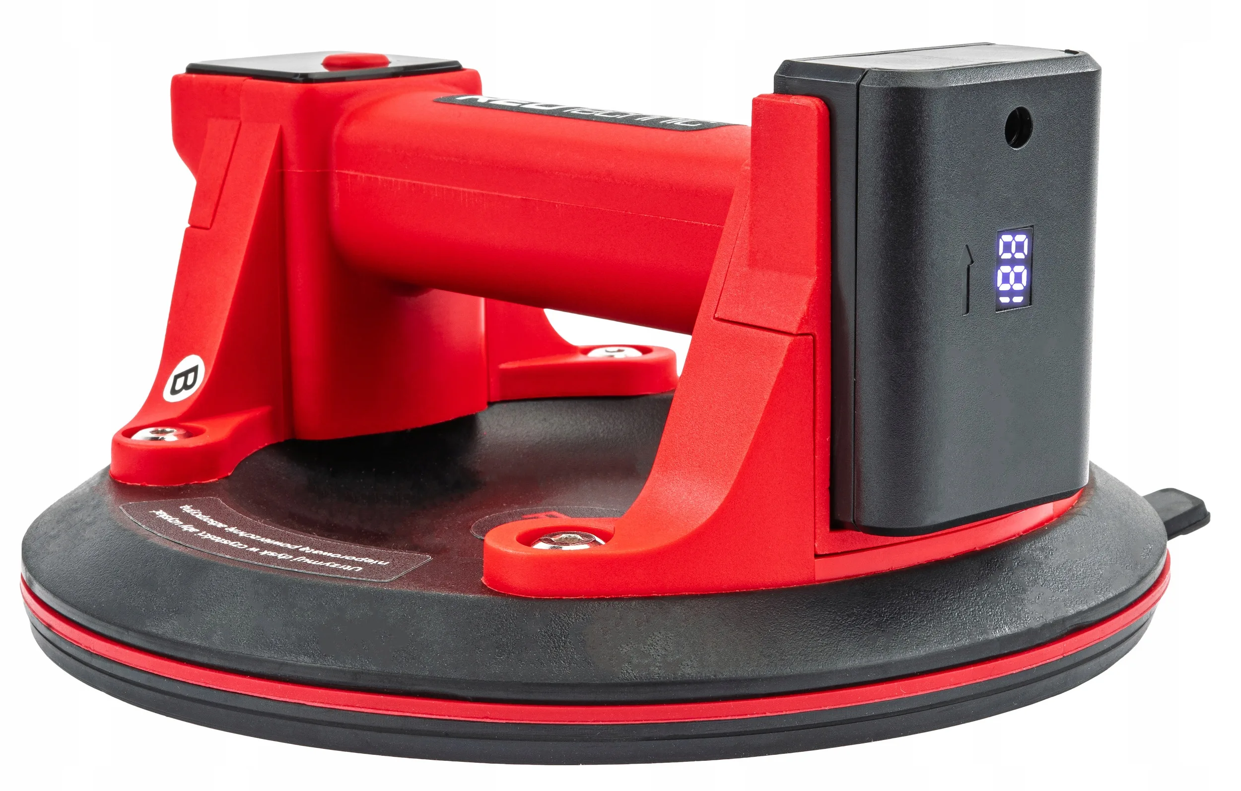 Set ručki za usisavanje na baterije s vakuumskom čašicom 200 mm do 200 kg LCD 1,5 Ah kućište - slika 12