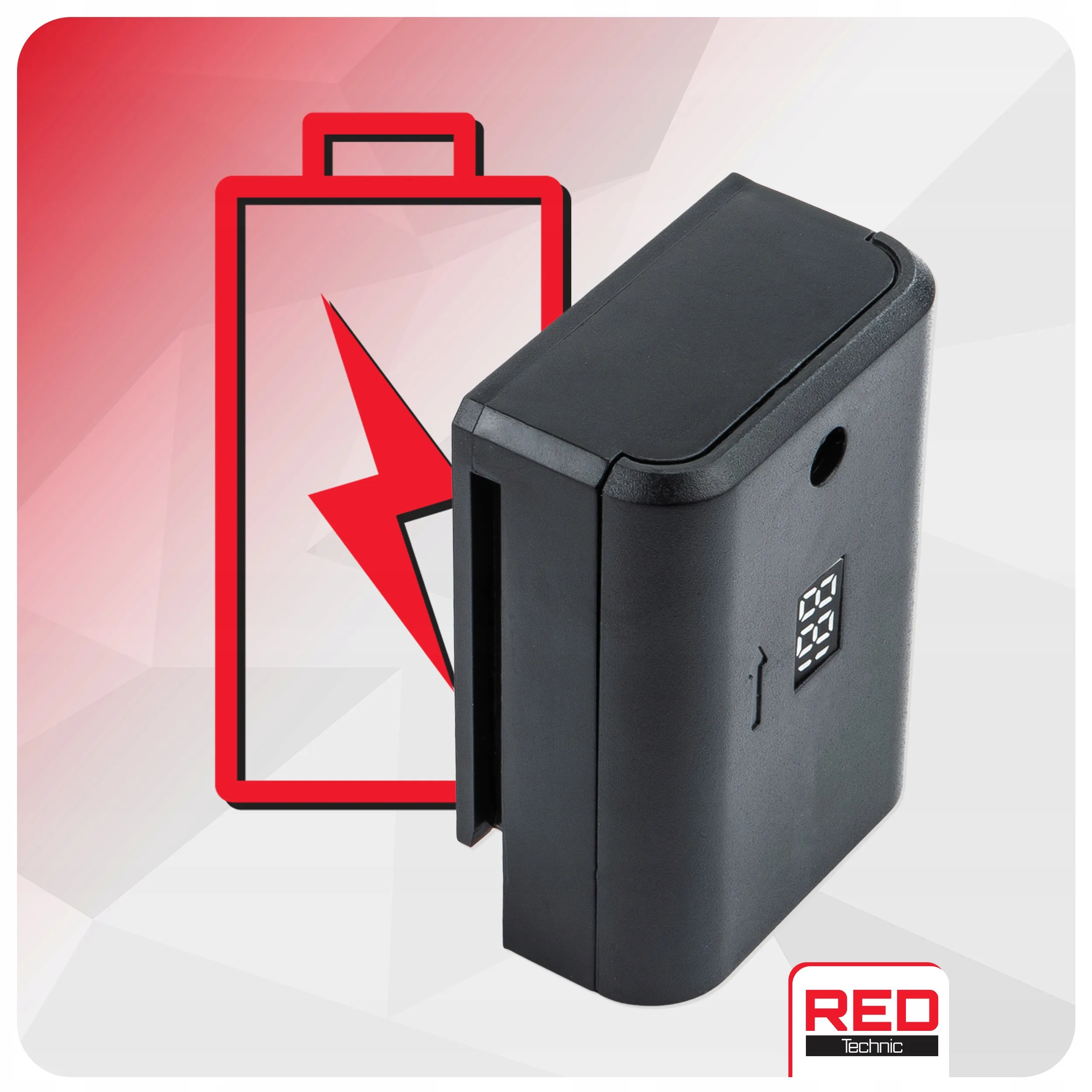 Set ručki za usisavanje na baterije s vakuumskom čašicom 200 mm do 200 kg LCD 1,5 Ah kućište - slika 5