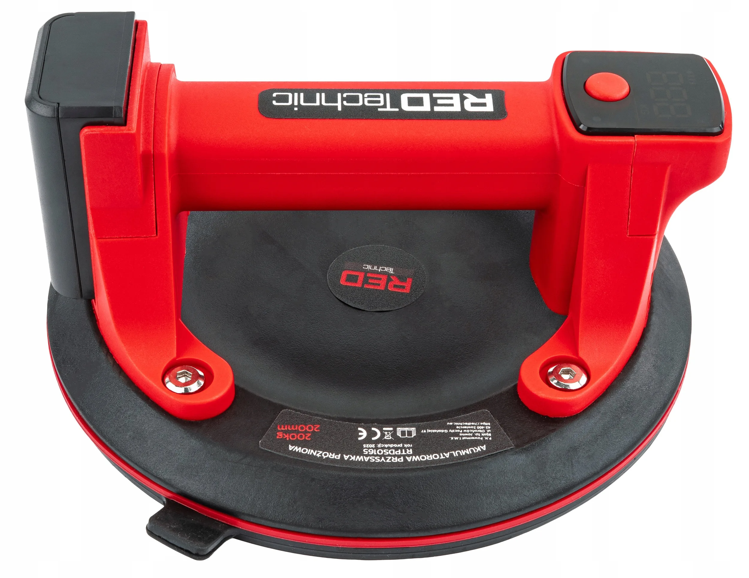 Set ručki za usisavanje na baterije s vakuumskom čašicom 200 mm do 200 kg LCD 1,5 Ah kućište - slika 6