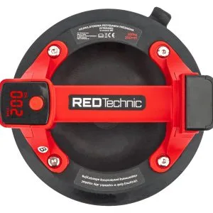 Set ručki za usisavanje na baterije s vakuumskom čašicom 200 mm do 200 kg LCD kućište 1,5 Ah