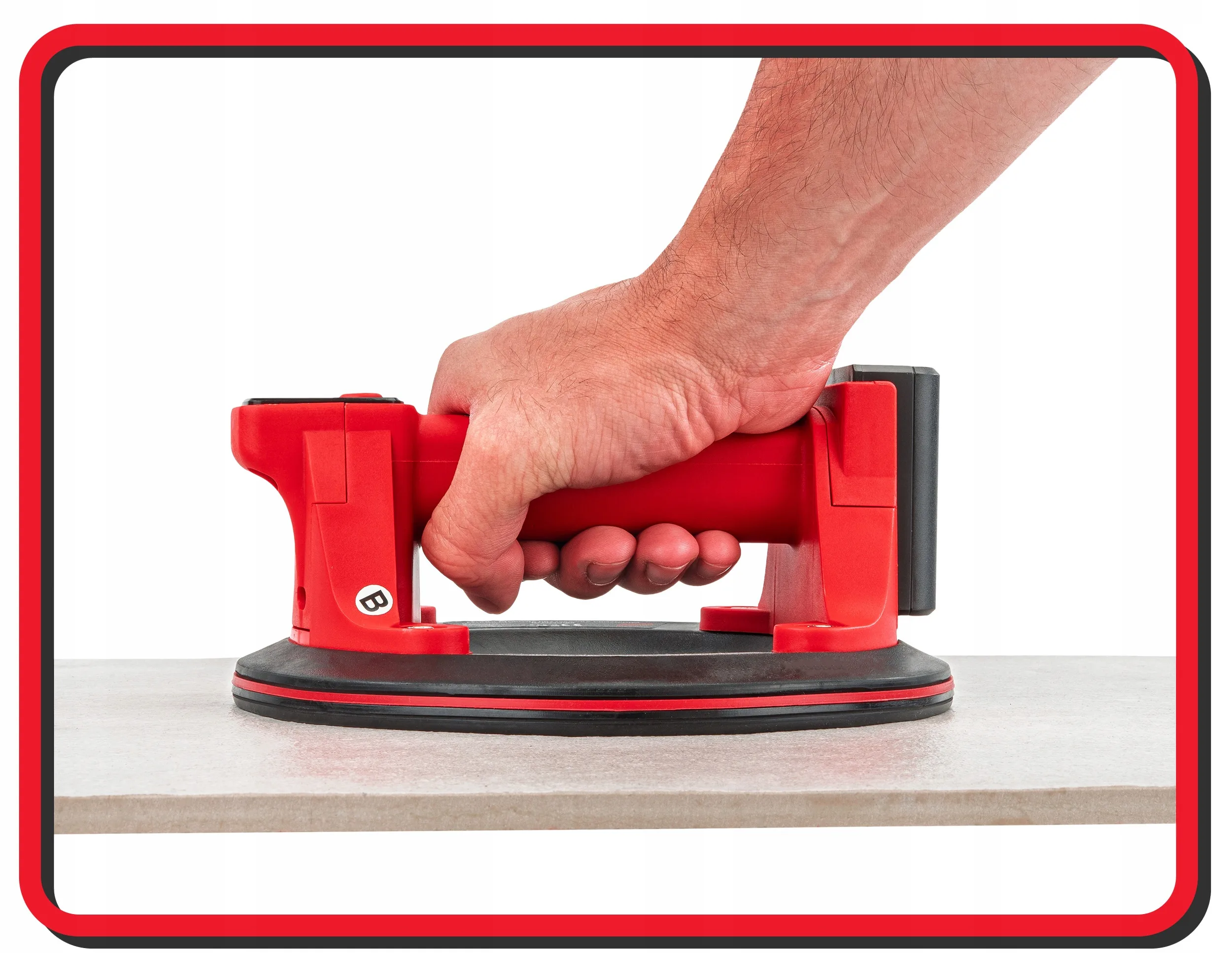 Set ručki za usisavanje na baterije s vakuumskom čašicom 200 mm do 200 kg LCD 1,5 Ah kućište - slika 3