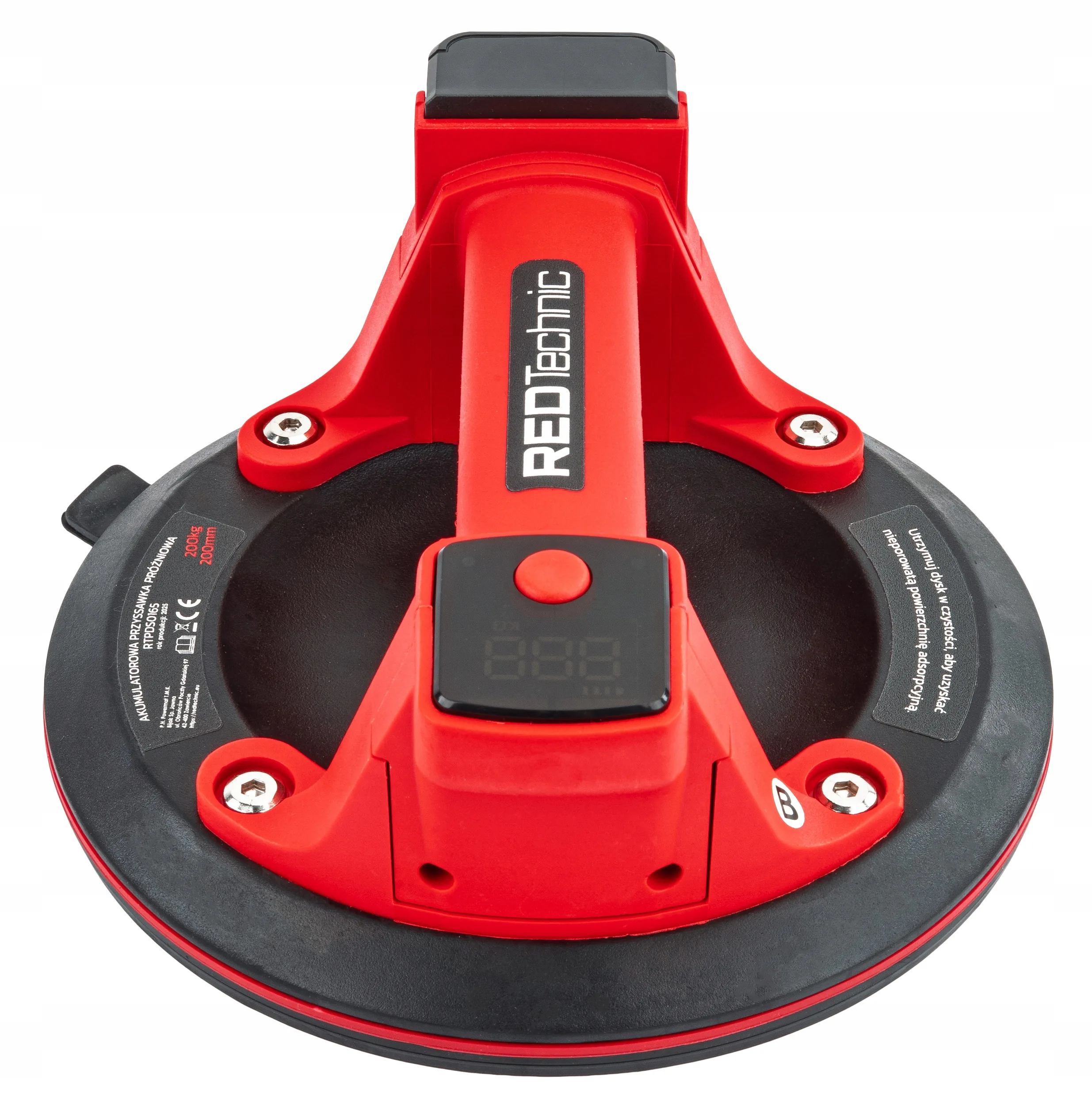 Set ručki za usisavanje na baterije s vakuumskom čašicom 200 mm do 200 kg LCD 1,5 Ah kućište - slika 9