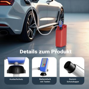 Prijenosna 12V samousisavajuća pumpa za gorivo na baterije 12 L/min 16 Prijenosna 12V baterijska samousisna pumpa za gorivo 12 L/min