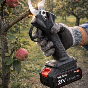 Komplet 21V aku. škarje za obrezovanje dreves 2x 2.4Ah do 28mm
