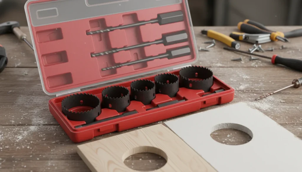 Set Kronske žage Za Mavčne Plošče In Les 19-127mm - HALOorodje.si Spletna Trgovina 1 Set Kronske žage Za Mavčne Plošče In Les 19-127mm - HALOorodje.si Spletna Trgovina