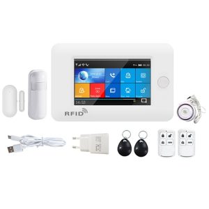 Brezžični WIFI GSM/GPRS alarmni sistem z LCD 106 4G