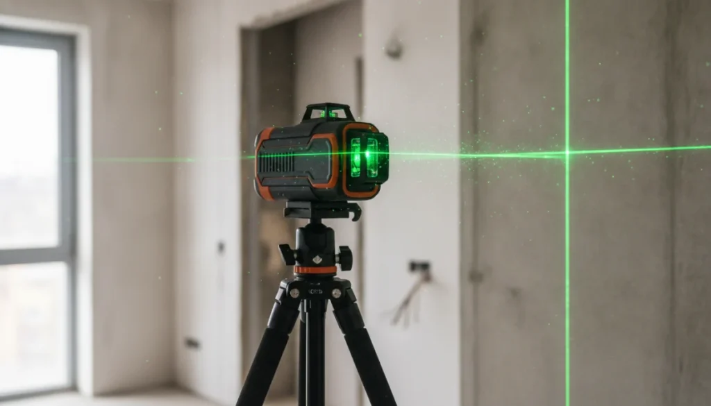 Laserski nivelir: Skrivnost do popolnoma ravnih linij pri vsakem projektu 1 Laserski nivelir: Skrivnost do popolnoma ravnih linij pri vsakem projektu