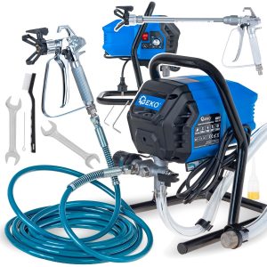 Set 700W razpršilec barve airless X10 za profesionalno barvanje in lakiranje sten