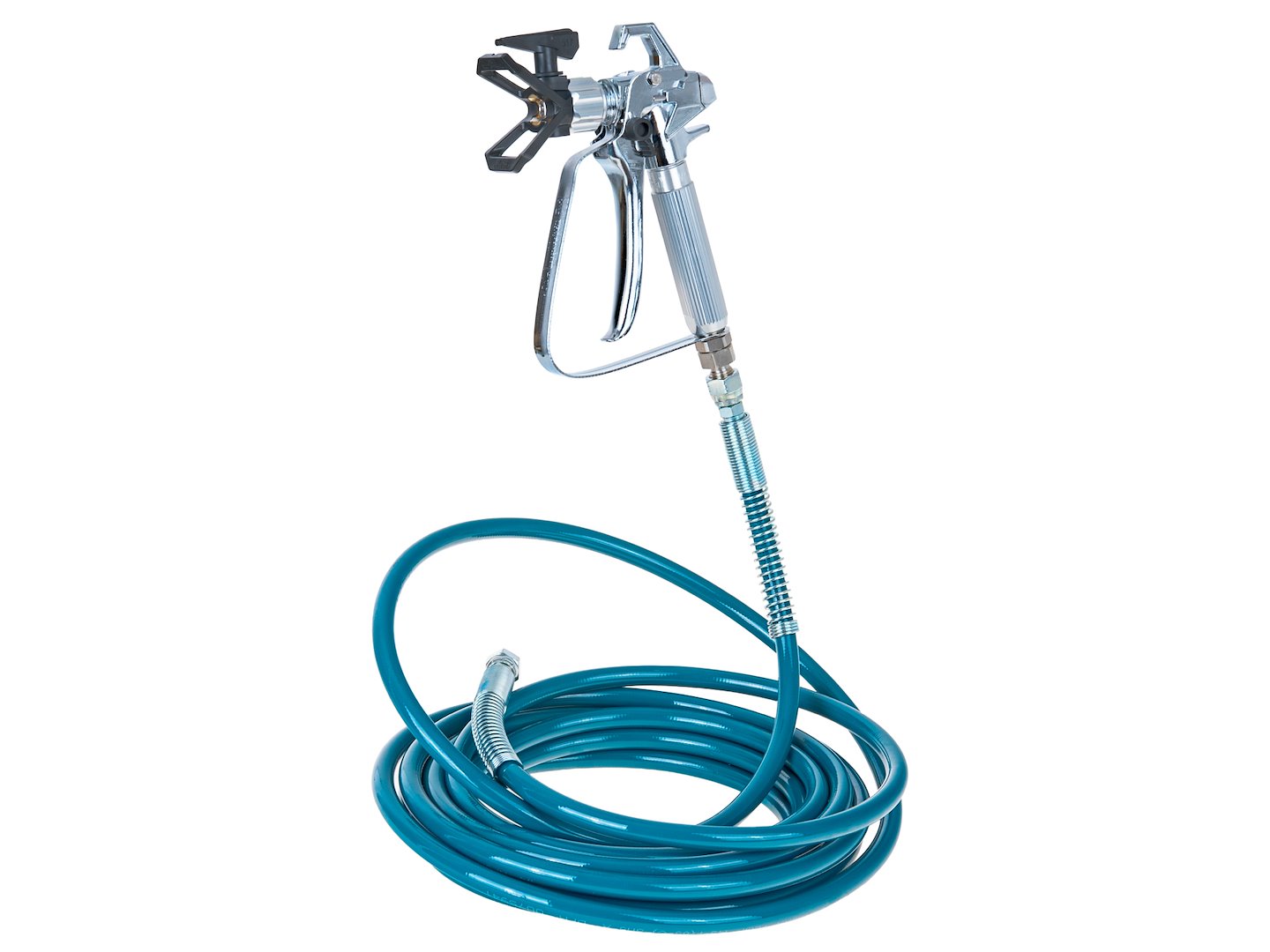 Set 700W razpršilec barve airless 7.5m hidrodinamična lakirna enota 200Bar X10 4 Visokotlačni brezzračni razpršilec barve s cevjo in brizgalno pištolo na stojalu