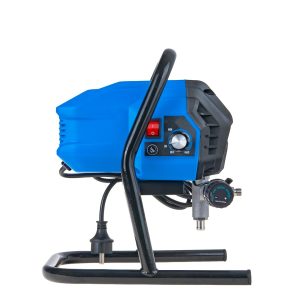 Set 700W razpršilec barve airless 7.5m hidrodinamična lakirna enota 200Bar X10 15 Brizgalna pištola in oprema rdečega brezzračnega razpršilnika barve na beli podlagi