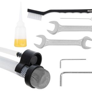 Set 700W razpršilec barve airless 7.5m hidrodinamična lakirna enota 200Bar X10 25 Brezzračni razpršilec barve s cevjo in pištolo na modrem stojalu
