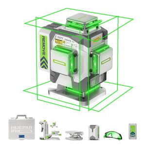 PRO 8000mAh 16-linijski zeleni laserski nivelir z daljincem za natančne gradbene meritve