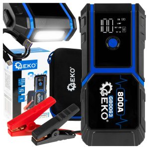 Večnamenski 10000 mAh 3v1 LED 12V booster zaganjalec Jump Starter in polnilec s tremi USB vhodi.